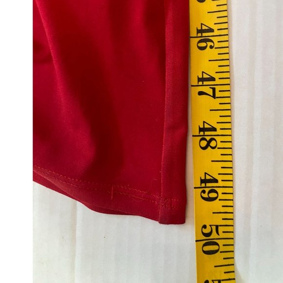 Laundry by Shelli Segal Womens Red Maxi Strapless Knit Lined Gown Size 0 - Picture 8 of 10